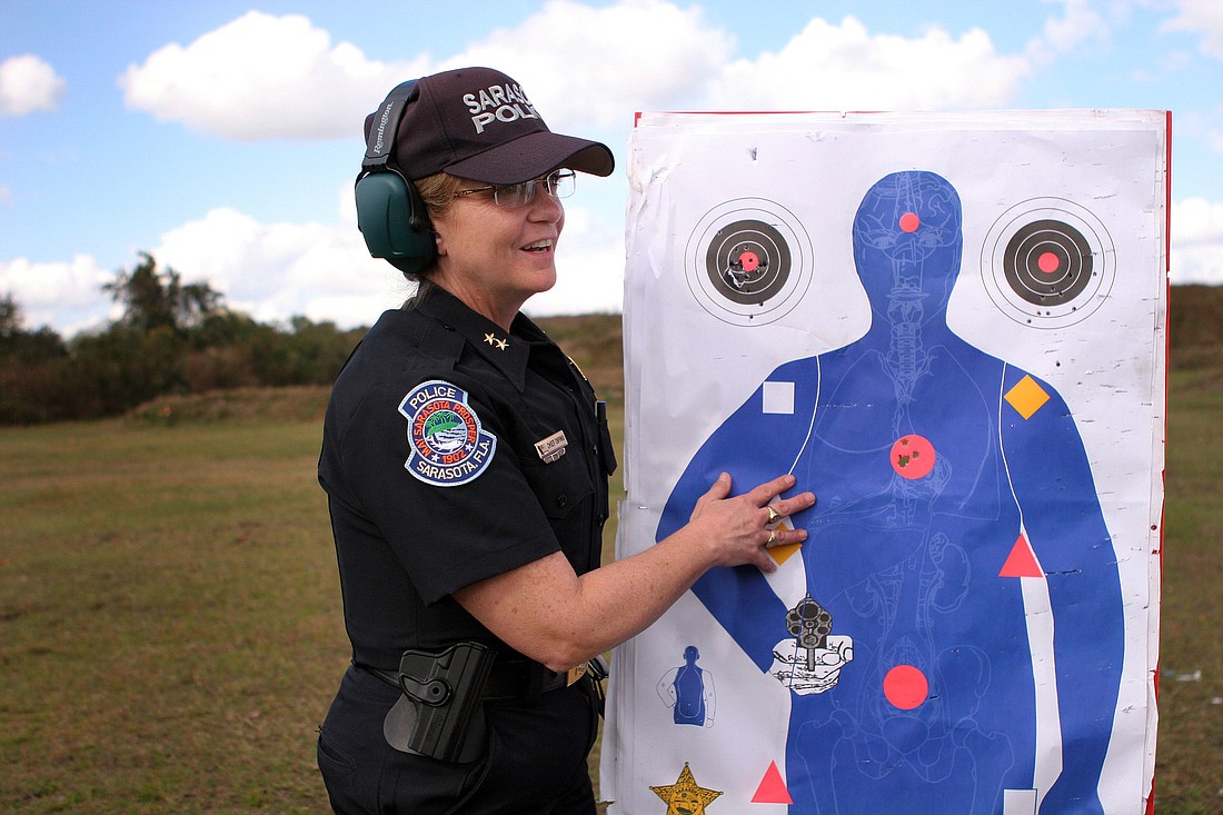 Sarasota Police Chief Bernadette DiPino started at her position at the beginning of 2013.