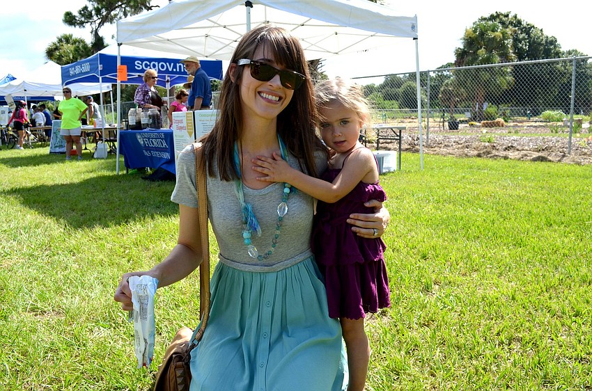 Alejandra Powell and her daughter, Natalia
