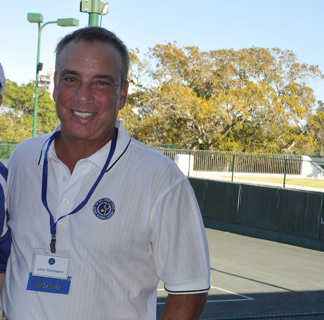 Larry Greenspon is international chair of the Israel Tennis Centers.