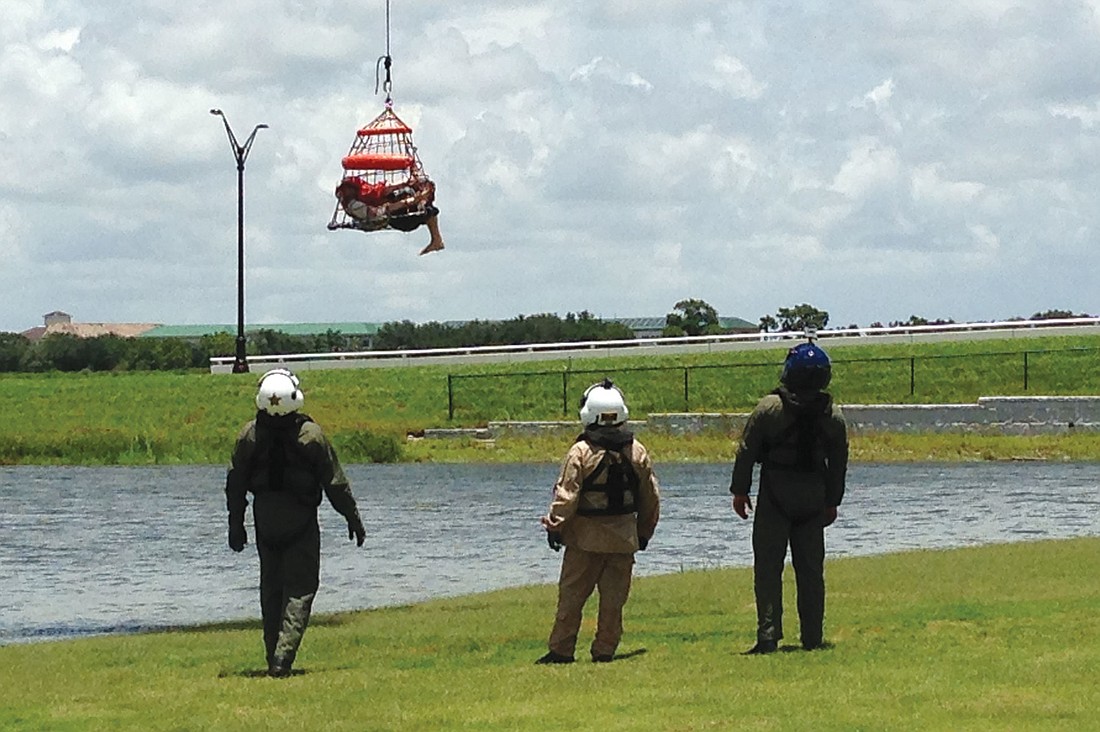 The Sarasota County Sheriff's Office and the Sarasota Police Department conducted water rescue training June 28, at Nathan Benderson Park.