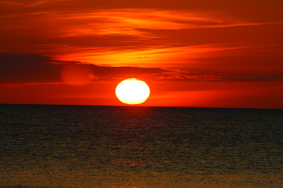Kimberly Morgan submitted this sunset photo, taken near Bradenton Beach.