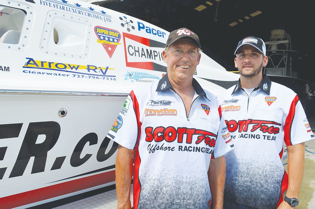 Steve Kildahl and his son, Stephen, have raced together for seven years. Photo by Nick Friedman.