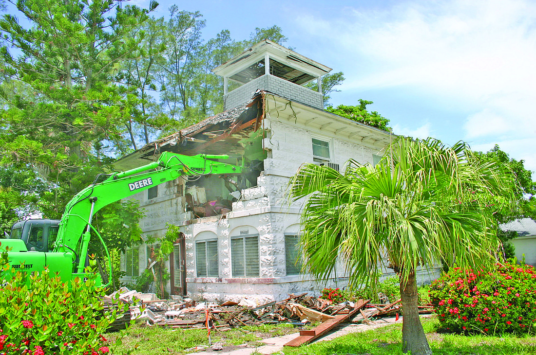 Helen Holt's home was demolished July 15, 2008.