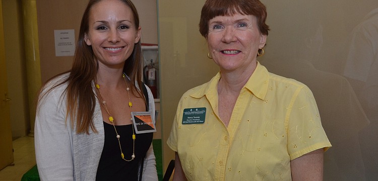 Jill Brunson of Chic on the Cheap and Nancy Taussig of Barefoot Weddings