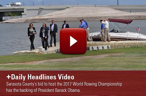 President Barack Obama will sign a letter in support of the 2017 World Rowing Championship to be held at Nathan Benderson Park.