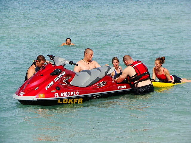 Longboat Key Fire Rescue has obtained a new water rescue all-terrain vehicle and a Jet ski to assist with water rescue operations on both Sarasota Bay and Gulf waters. (courtesy of town of Longboat Key)