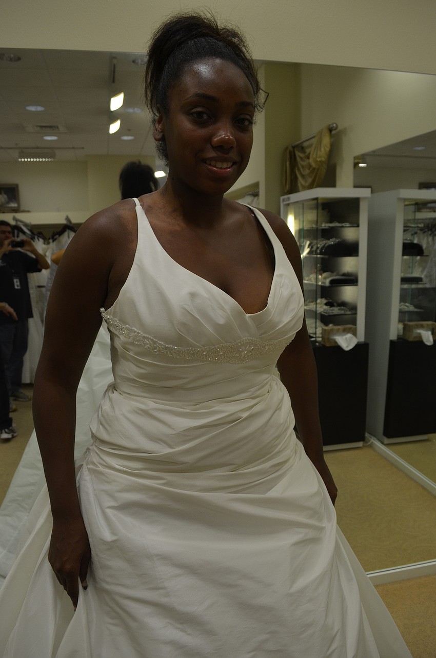 Mariah Streeter was not happy with the first gown she tried on.