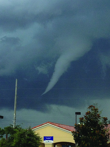 Chris Shaw submitted this photo of a funnel cloud forming Monday, July 15, over Lakewood Ranch.