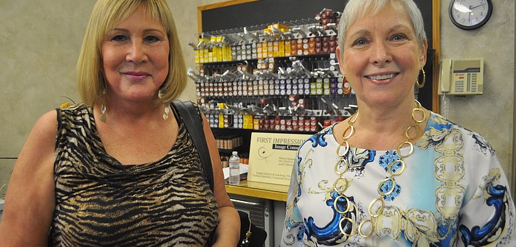 Kristina Atkinson and Pat McDonald from Meals on Wheels PLUS