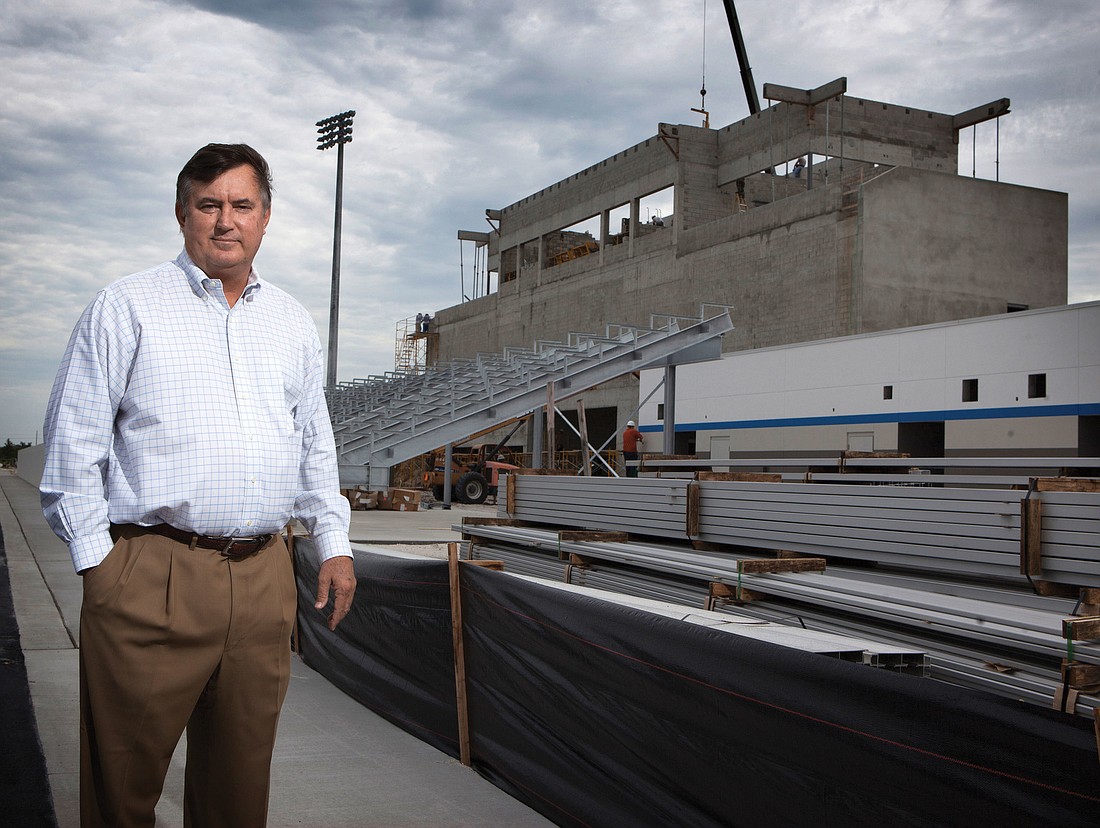 Chip McCarthy, IMG Academy vice president of finance and operations, oversees a $40 million expansion project at the Bradenton facility. Mark Wemple.