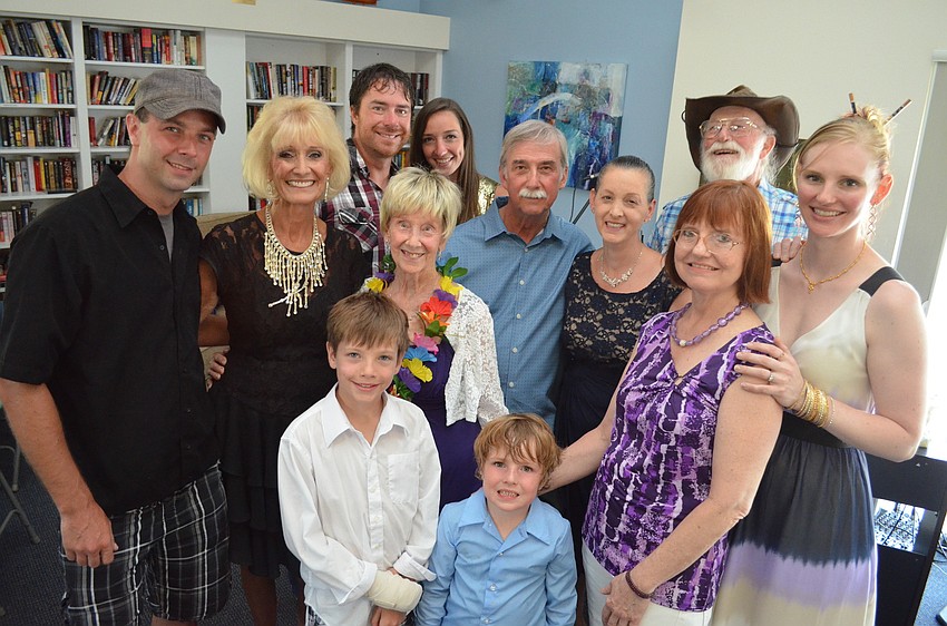 Pennie Williams family came from as far as California for a surprise birthday party.