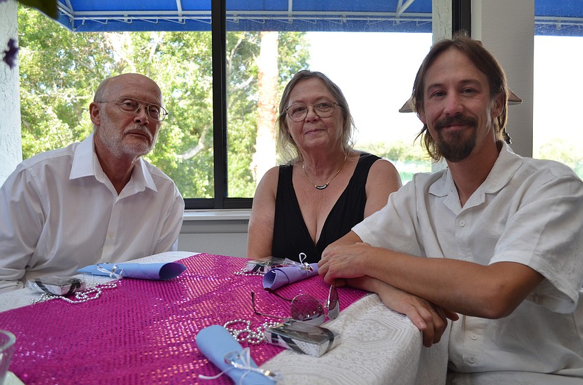 B.F. and Mary Peters with Clint Willcox