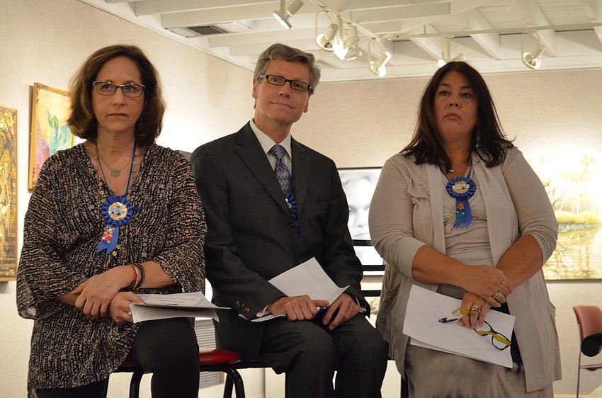 Judges Lisa Berger, Eric Cross and Delight Cash