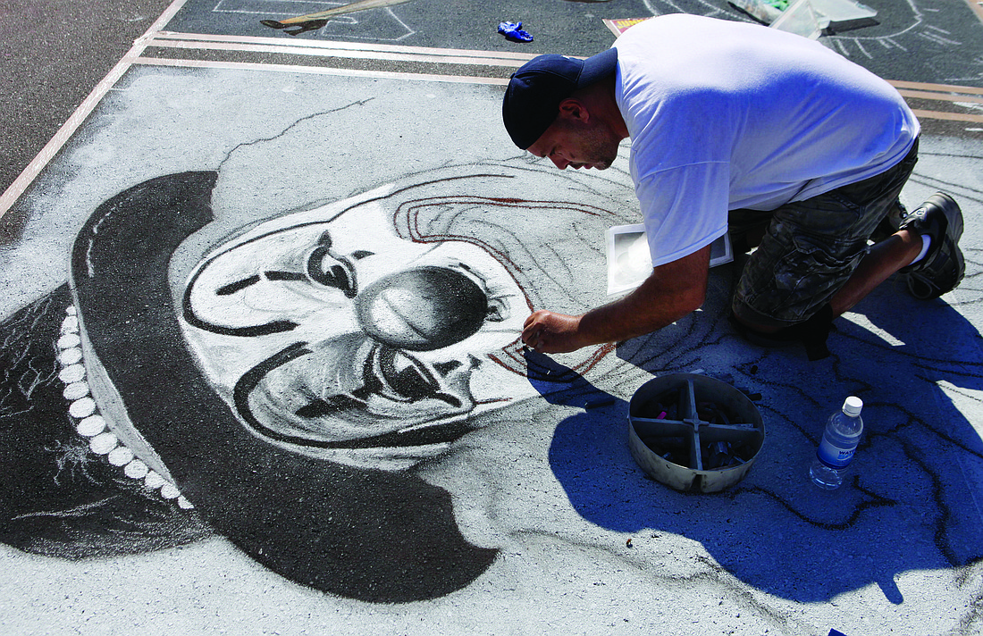 Last year's chalk festival was 10 days. This year it will be six but will include additional street closures.