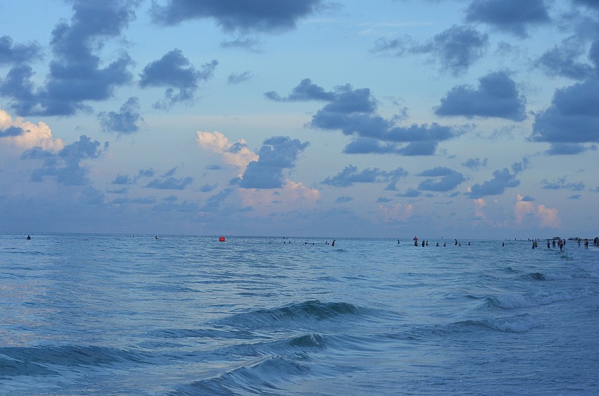 The morning was perfectly cool and calm as athletes prepared for their race.