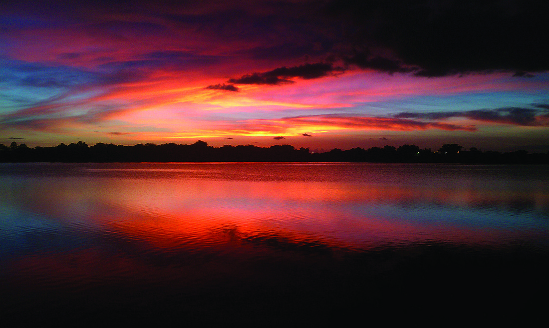 James Smith submitted this sunset photo, taken near Jiggs Landing.