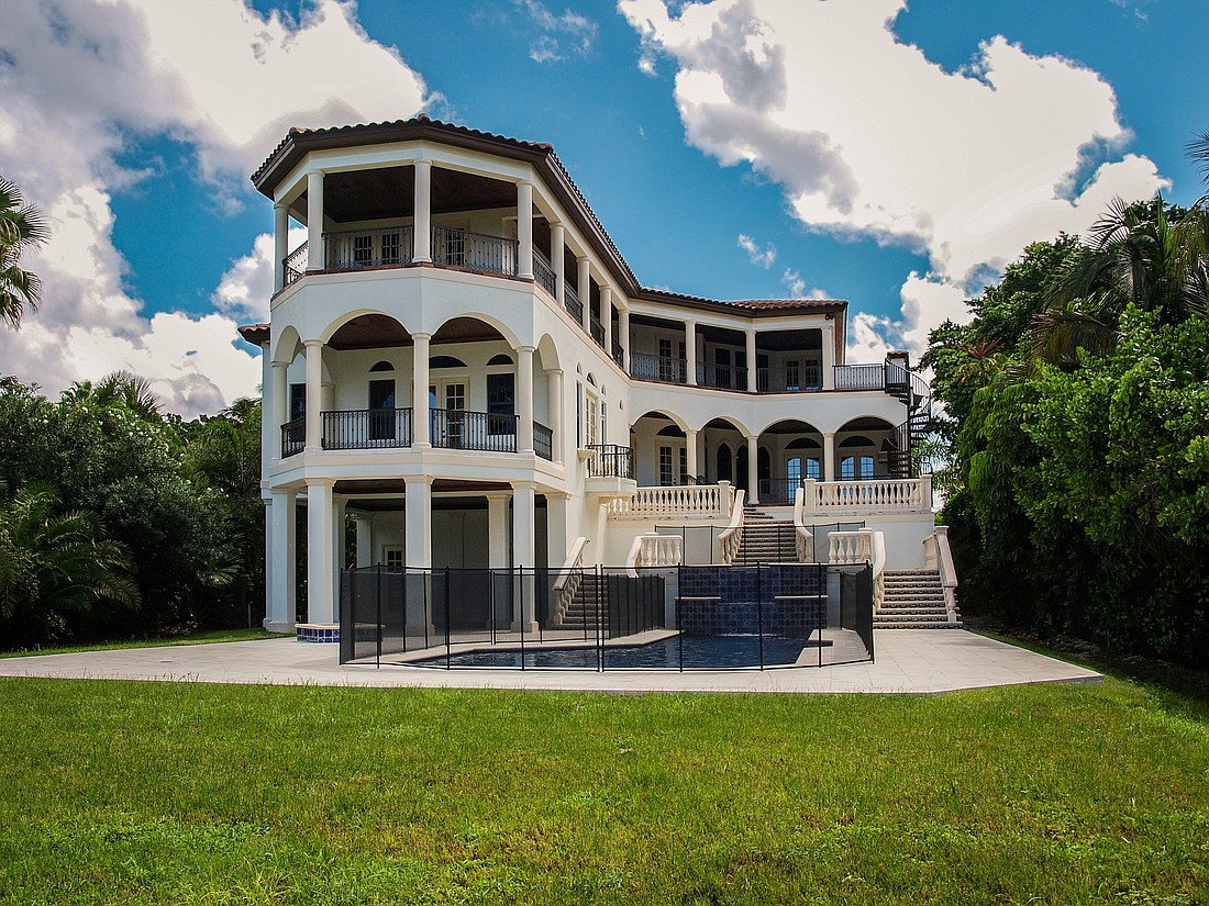 The home at 6001 Gulf of Mexico Drive sits on a 1.12-acre parcel on the Gulf. (Courtesy)