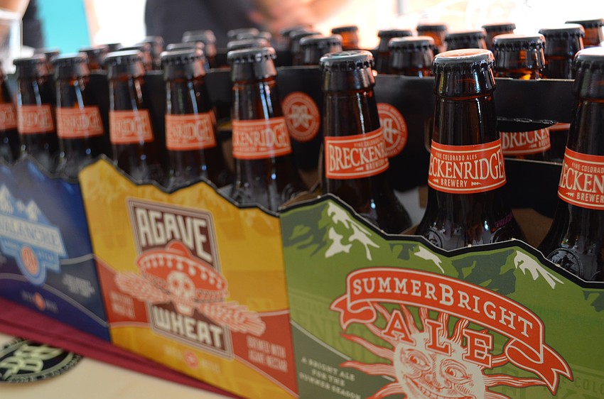 Breckenridge Brewery represented its craft beers