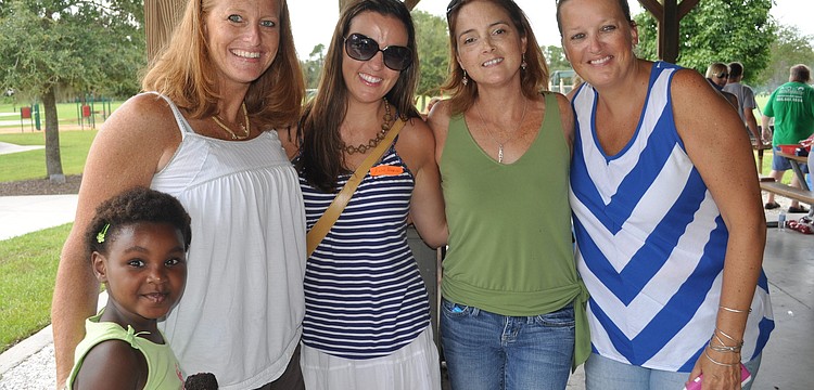 Bethany Waite, Kristen Bohan, an occupational therapist who treats many Manatee County foster children, Ann Marie Jones, Natalie Nickerson and Alexandra Collado