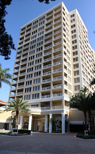 Unit 802 at Tower Residences has four bedrooms, four baths and 3,751 square feet of living area. It sold for $2,062,500.