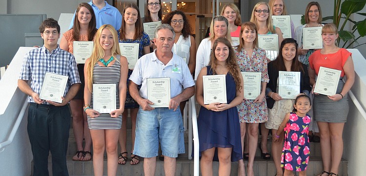 The 2013 Kiwanis Foundation Scholarship recipients