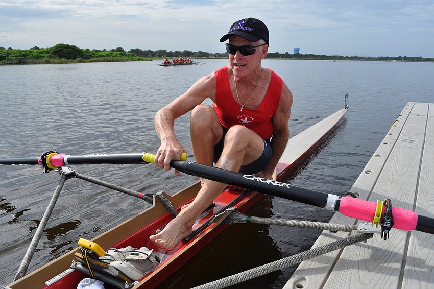 Ed Ryan, of the Potomac Boat Club, competed in the lightweight division.
