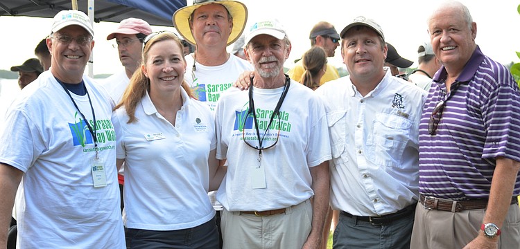 Larry Stults, Christine Johnson, Pierre Schutte, Rusty Chinnis, Steve Gieger and Sandy Gilbert