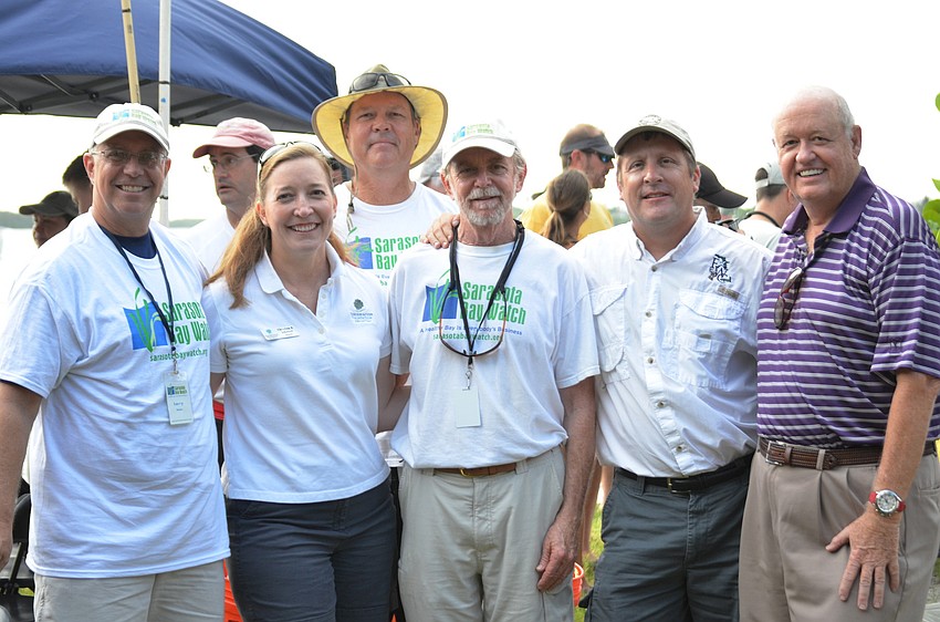 Larry Stults, Christine Johnson, Pierre Schutte, Rusty Chinnis, Steve Gieger and Sandy Gilbert