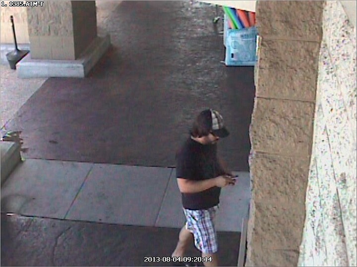 A Publix surveillance camera has snapped pictures of a man Sarasota County deputies say made fraudulent withdrawls from ATMs.