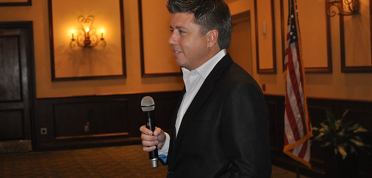 Jesse Biter, a Sarasota entrepreneur known for his ambition, told business leaders he doesnâ€™t spend much time in Lakewood Ranch, but admires its vision.