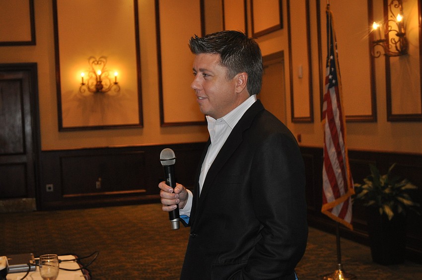 Jesse Biter, a Sarasota entrepreneur known for his ambition, told business leaders he doesnâ€™t spend much time in Lakewood Ranch, but admires its vision.