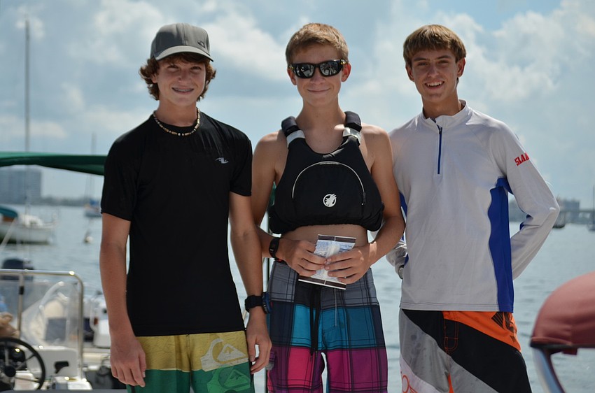 Chase Burwell, Gage Schoenherr and Kyle Dochoda