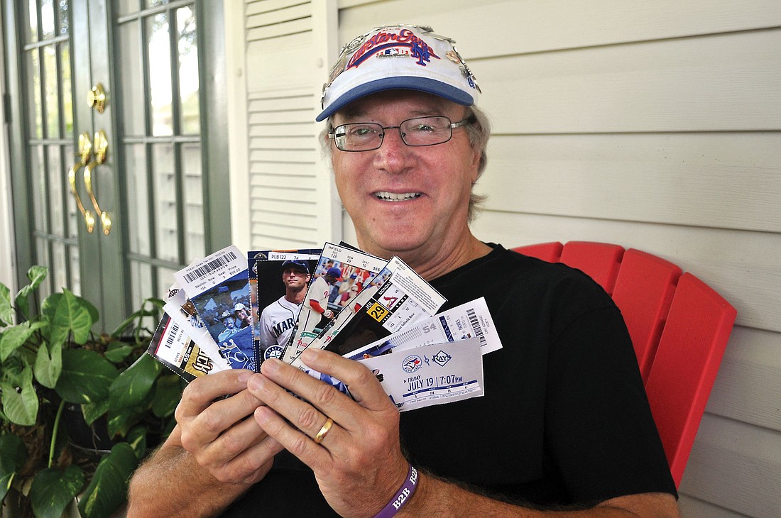 Bill Curphey kept his tickets from every game and bought a key chain from every ballpark.