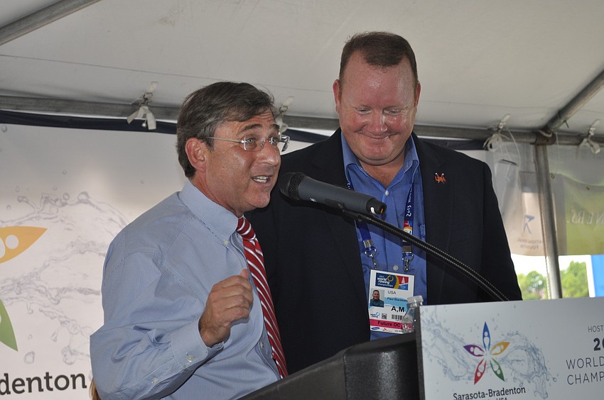 Randy Benderson, president of Benderson Development, thanked Paul Blackketter for his persistence. â€œThis is bigger than our dream was,â€ Benderson said.