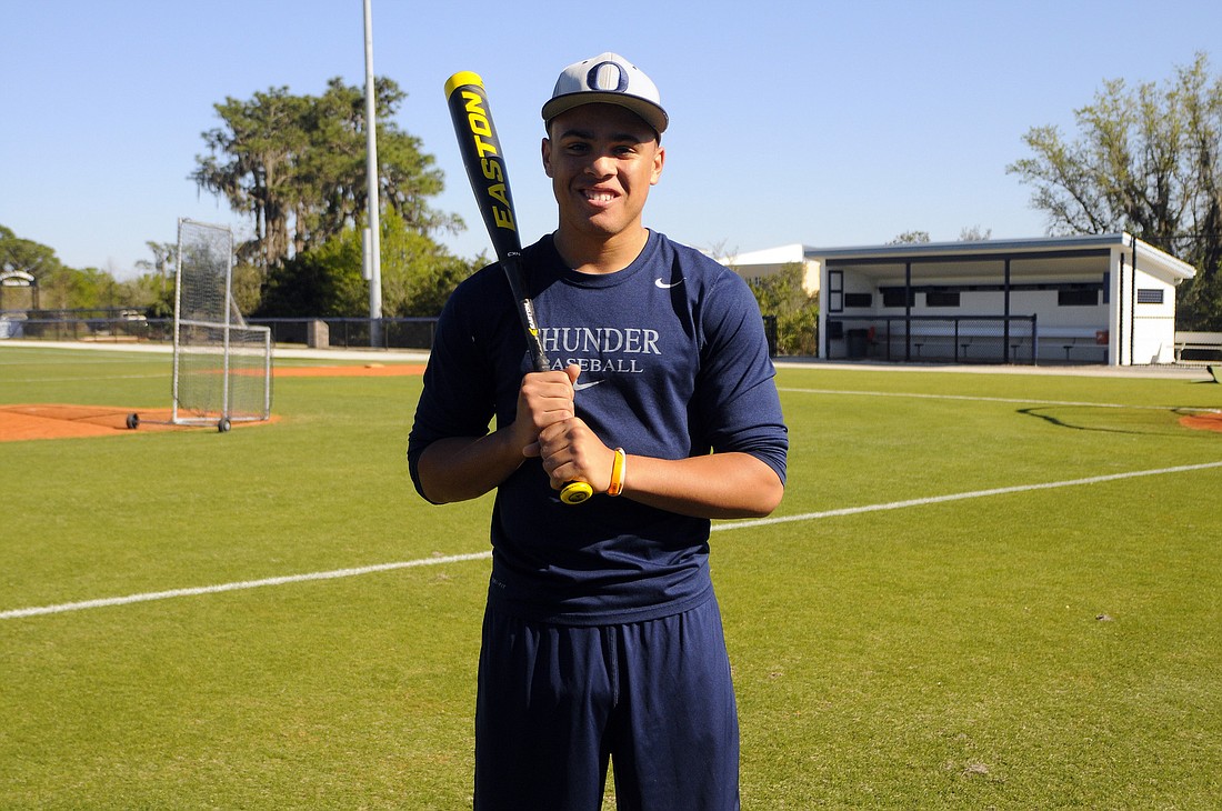 The Out-of-Door Academy junior Desmond Lindsay participated in the 2014 Power Showcase Home Run Derby.
