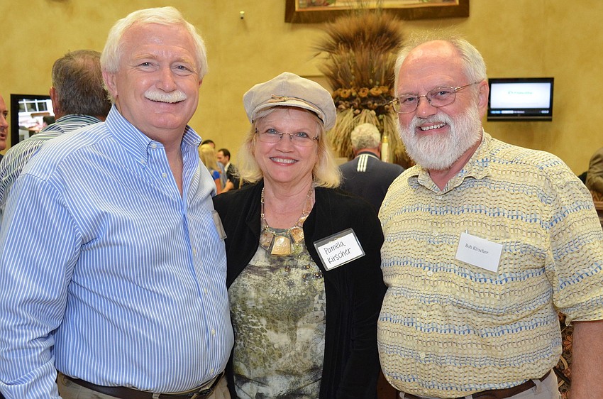 Jim Shirley with Pamela and Bob Kirscher