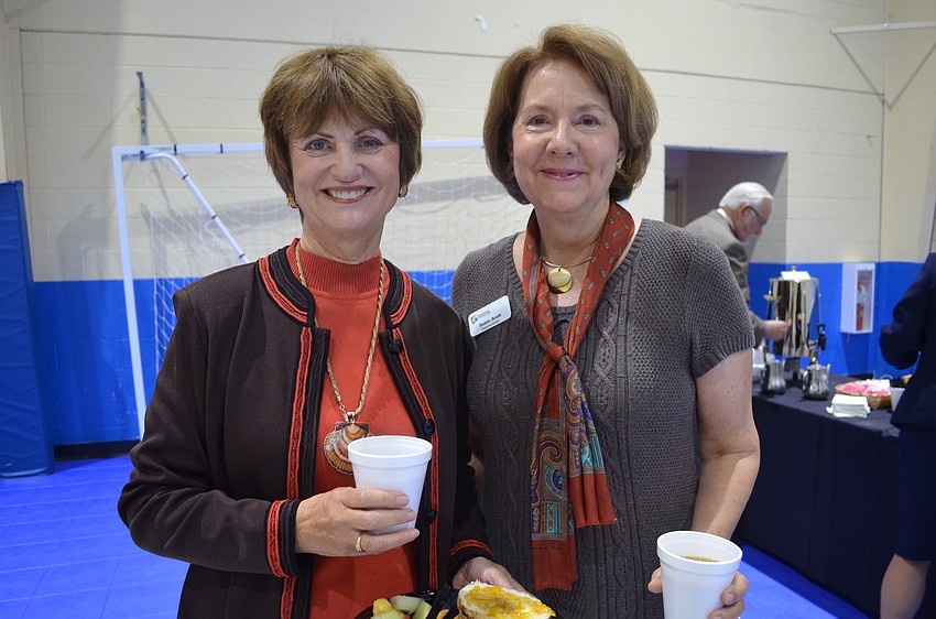 Laurey Stryker of Stryker Consulting and Susan Scott of the Education Foundation