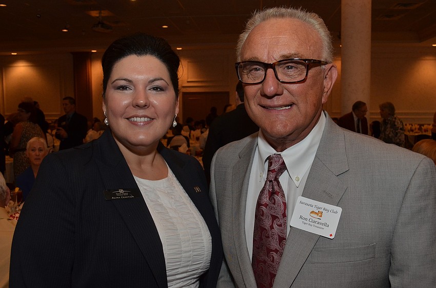 Alina Cemitier of Fifth Third Bank and Ron Ciaravella of Dolphin Aviation