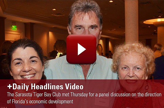 The Sarasota Tiger Bay Club met Thursday for a panel discussion on the direction of FloridaÃ¢â‚¬â„¢s economic development.
