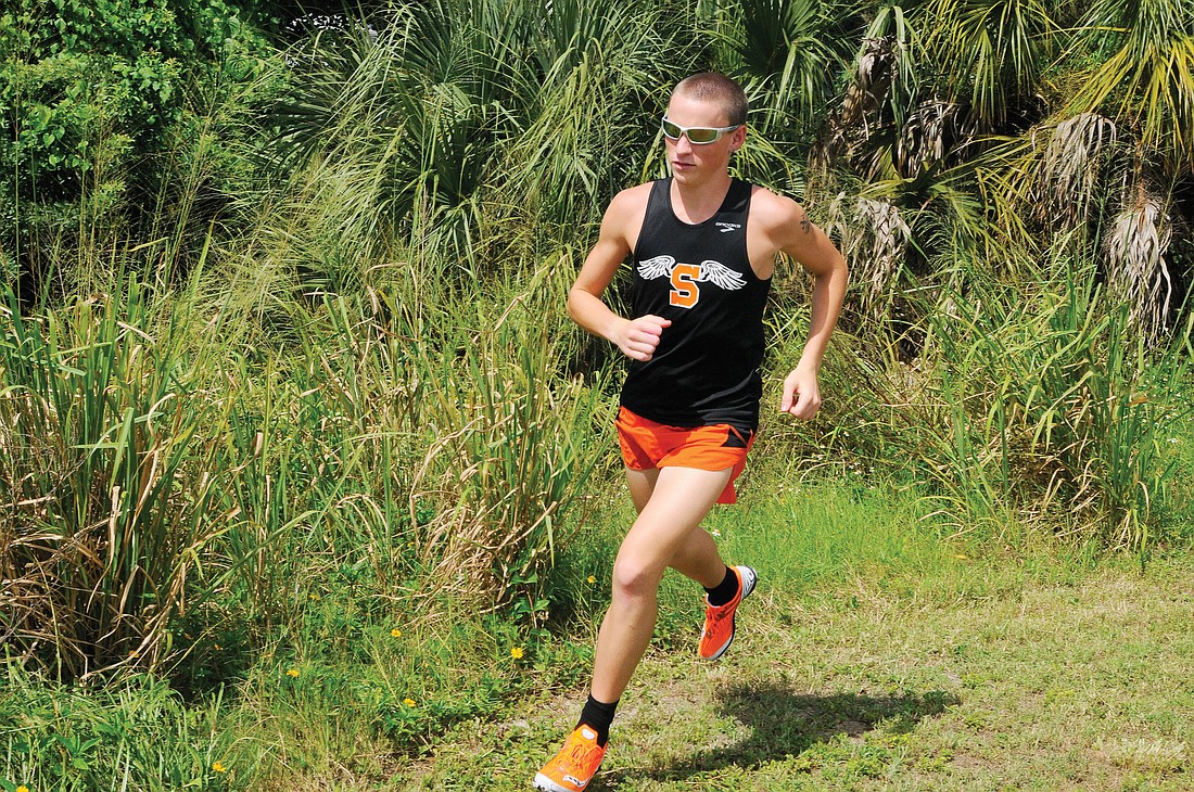 Zack Summerall posted a personal best time of 15 minutes, 32.9 seconds to finish second at the North Port XC Invitational Sept. 21.