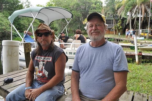 Wayne Toole and Tom Walkup attended the Braden River Music Festival at Linger Lodge & Campground, which is now up for sale, in May.