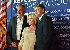 Sarasota County Property Appraiser Bill and Darla Furst with Conservative Talk Show Host Sean Hannity