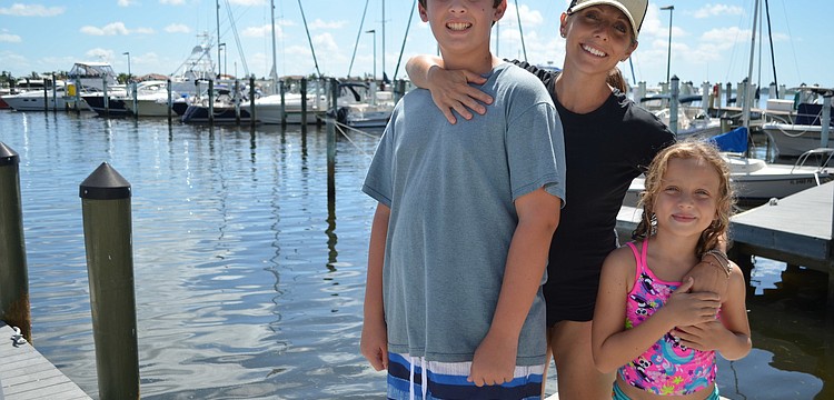 Bryce, Naomi and Avery Cassognol