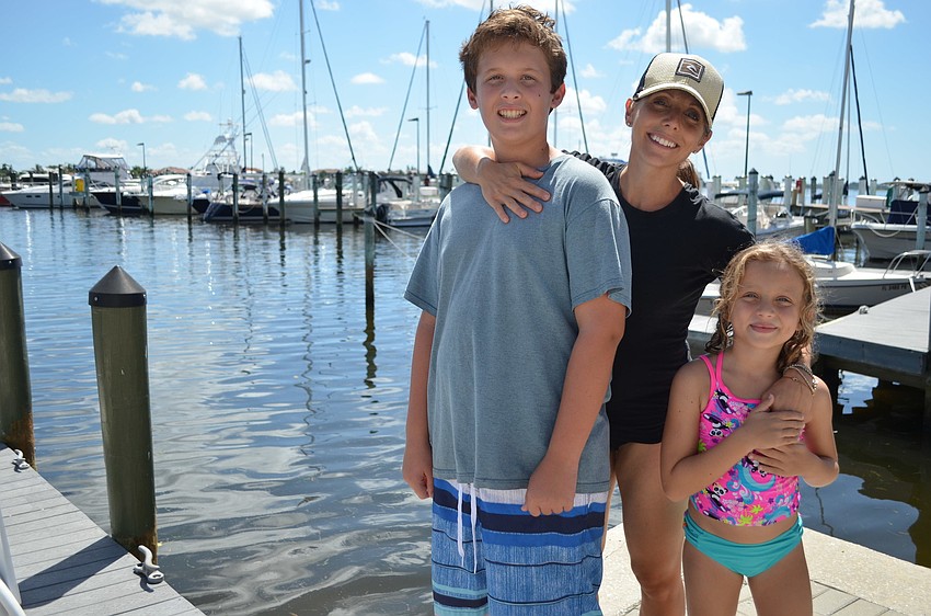 Bryce, Naomi and Avery Cassognol