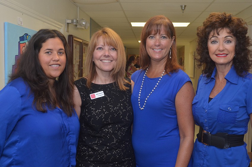 Carolina Tanner and Ashley Danielson of Easter Seals, Tammy Halsted of St. Armandâ€™s Travel and Victoria Jacobson of the Longboat Key Chamber of Commerce