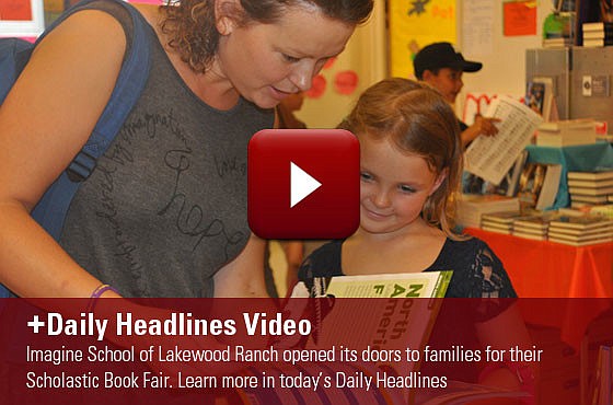 Imagine School of Lakewood Ranch opened its doors to families for their Scholastic Book Fair