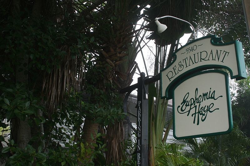 Euphemia Haye Restaurant, 5540 Gulf of Mexico Drive, reopens tonight.