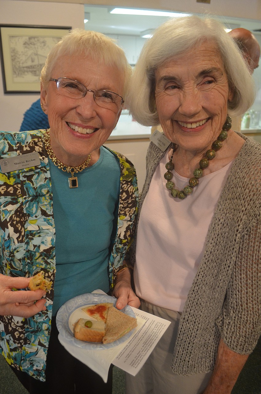 Marcia Brehm and Eunice Nelle