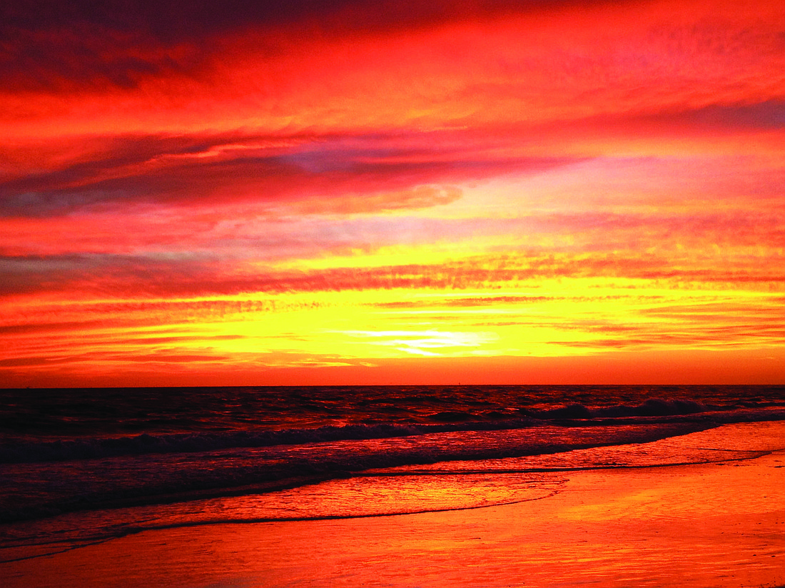 Laurie Richardson submitted this sunset photo, taken at Lido Beach.
