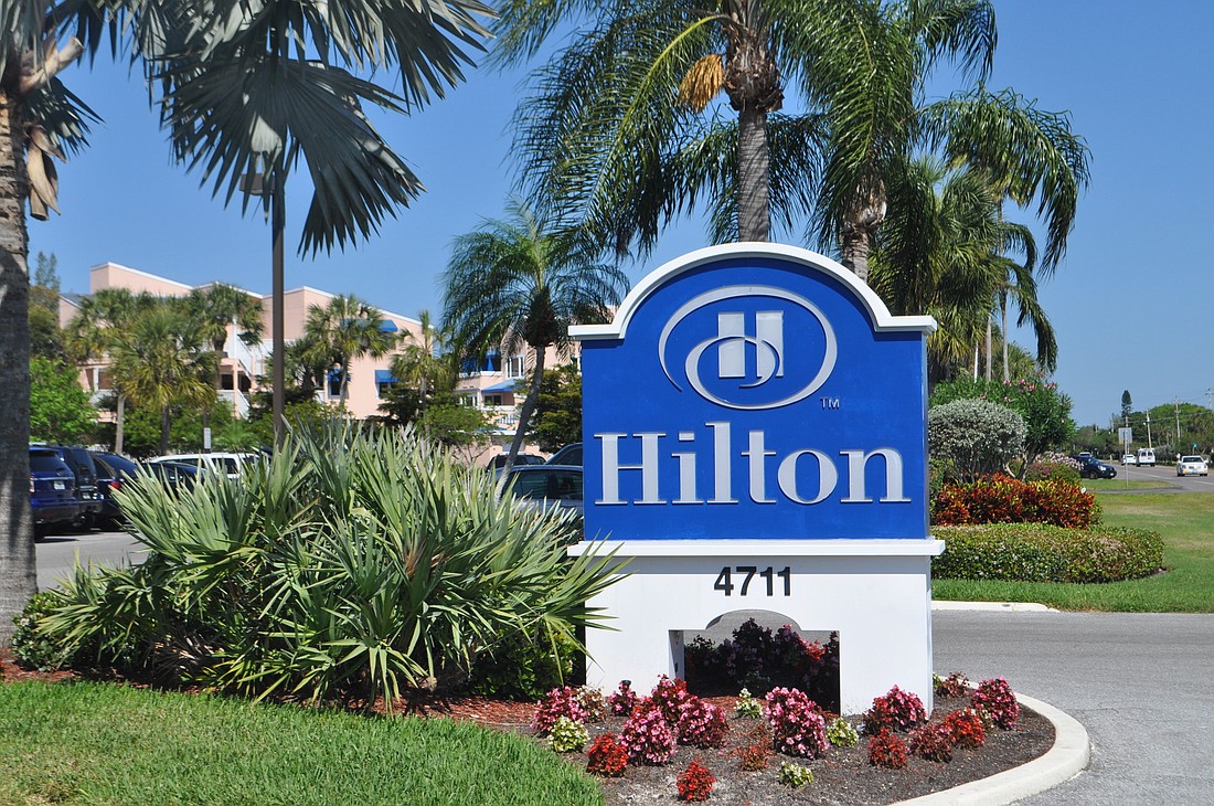The reception will take place at the Longboat Key Hilton Beachfront Resort, 4711 Gulf of Mexico Drive.